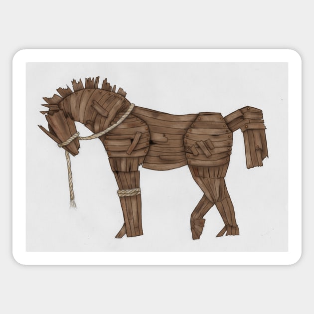 Trojan horse Sticker by Fear1ing